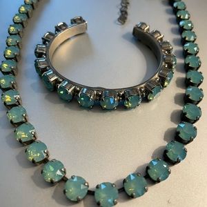 Austrian Crystal Necklace and Bracelet